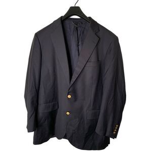 Loro Piana Brooks Brothers Country Club vented black blazer